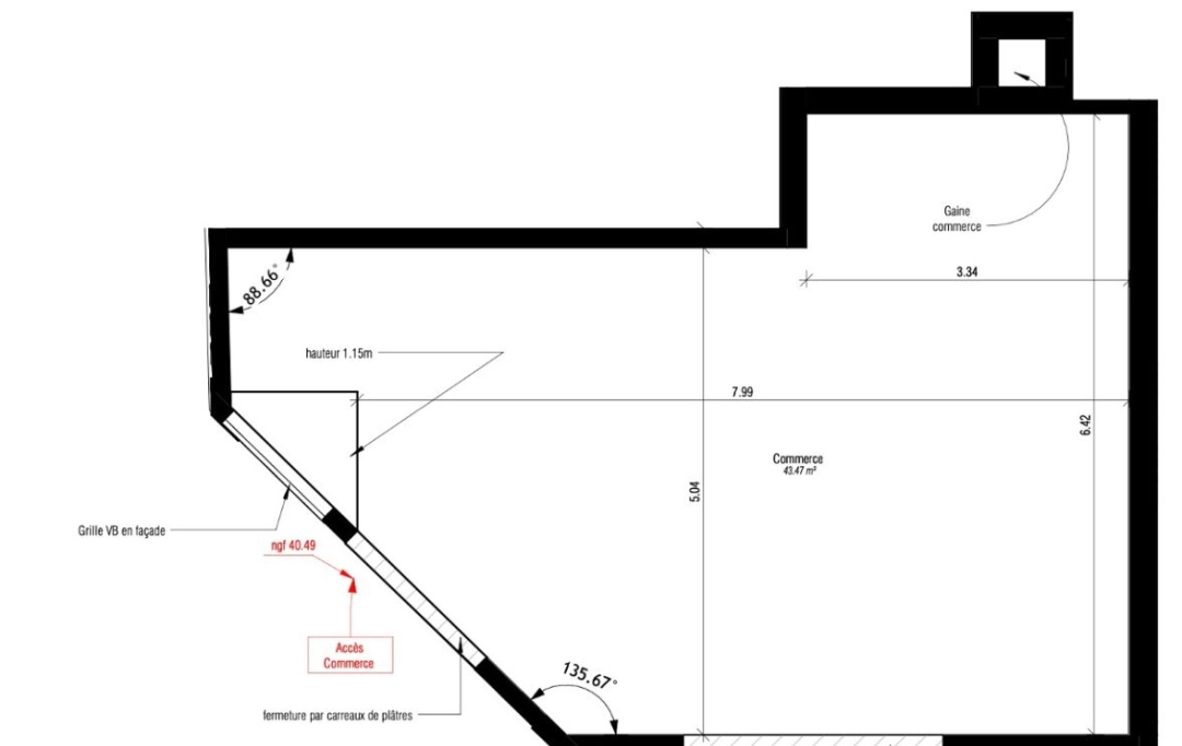 CONSULTIA IMMOBILIER : Local / Bureau | LE PERREUX-SUR-MARNE (94170) | 44 m2 | 2 200 € 