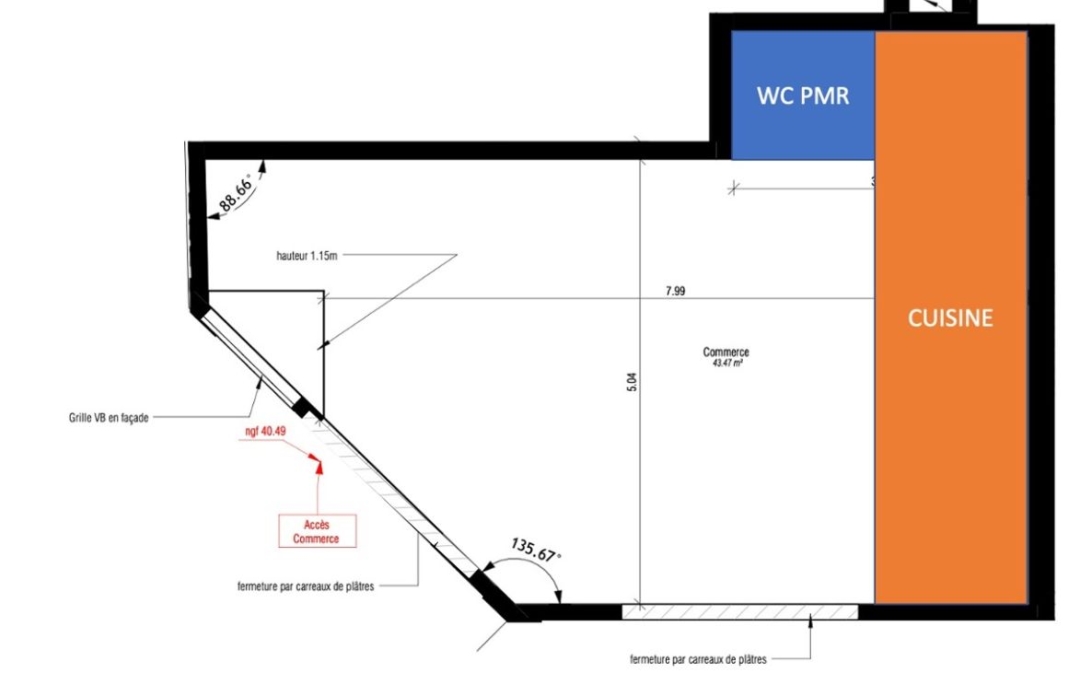 CONSULTIA IMMOBILIER : Local / Bureau | LE PERREUX-SUR-MARNE (94170) | 44 m2 | 2 200 € 